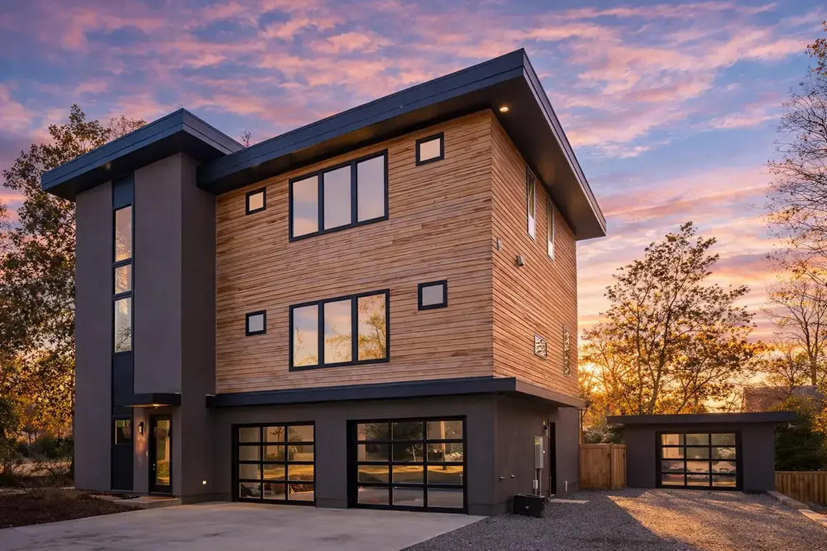 Main Images 2 – 3-Story House Plan 3779 ft²: 5 Beds, Home Office, 4 Baths, Open Floor Plan, 2-Car Garage — 70598R