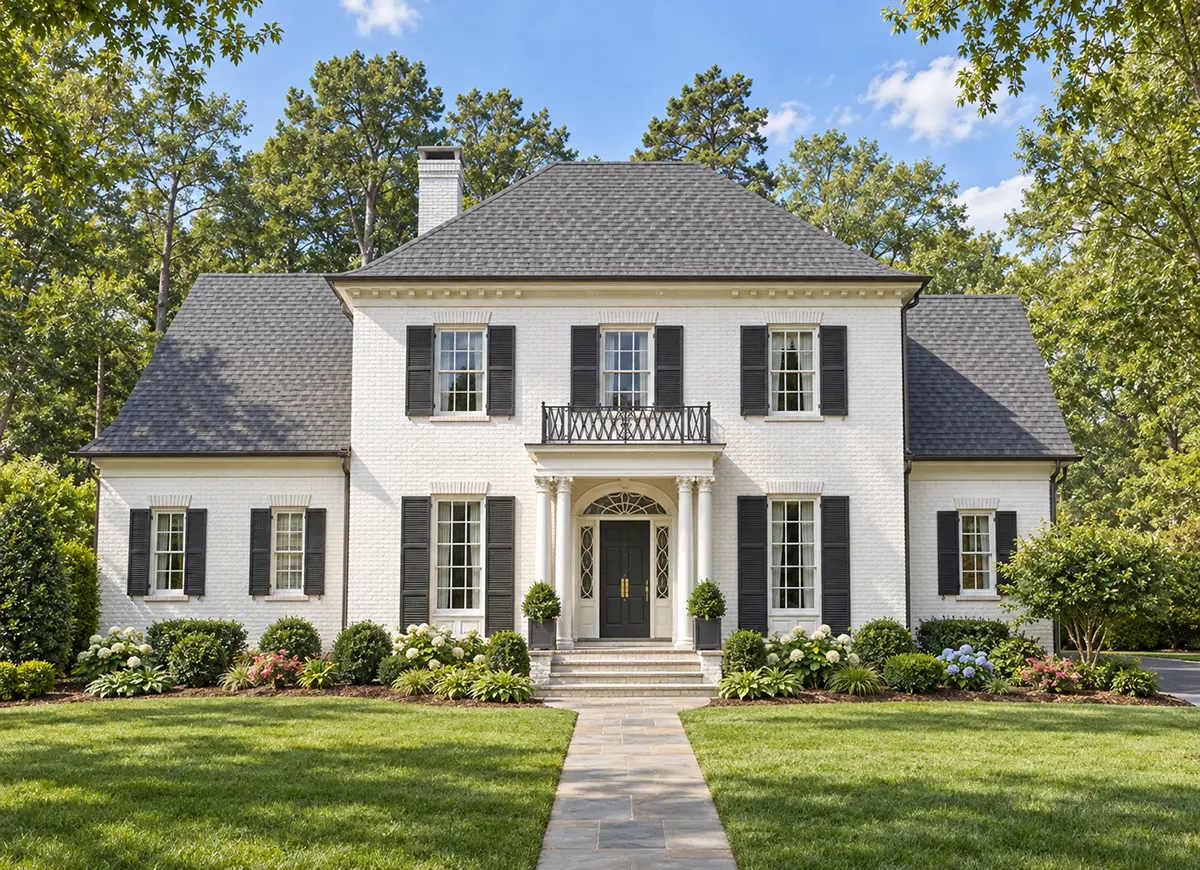 Main Images 2 – 2-Story House Plan 4563 ft²: 4 Beds, 3.5 Baths, Open Floor Plan, 2-Car Garage — 67106R