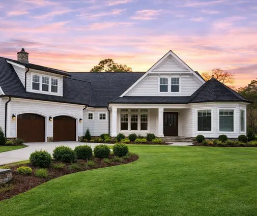 Thumbnail 1 – 1-Story House Plan 4304 ft²: 4 Beds, Home Office, 4 Baths, Open Floor Plan, 2-Car Garage — 98458R