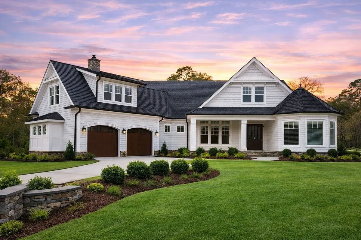 Main Images 5 – 1-Story House Plan 4304 ft²: 4 Beds, Home Office, 4 Baths, Open Floor Plan, 2-Car Garage — 98458R