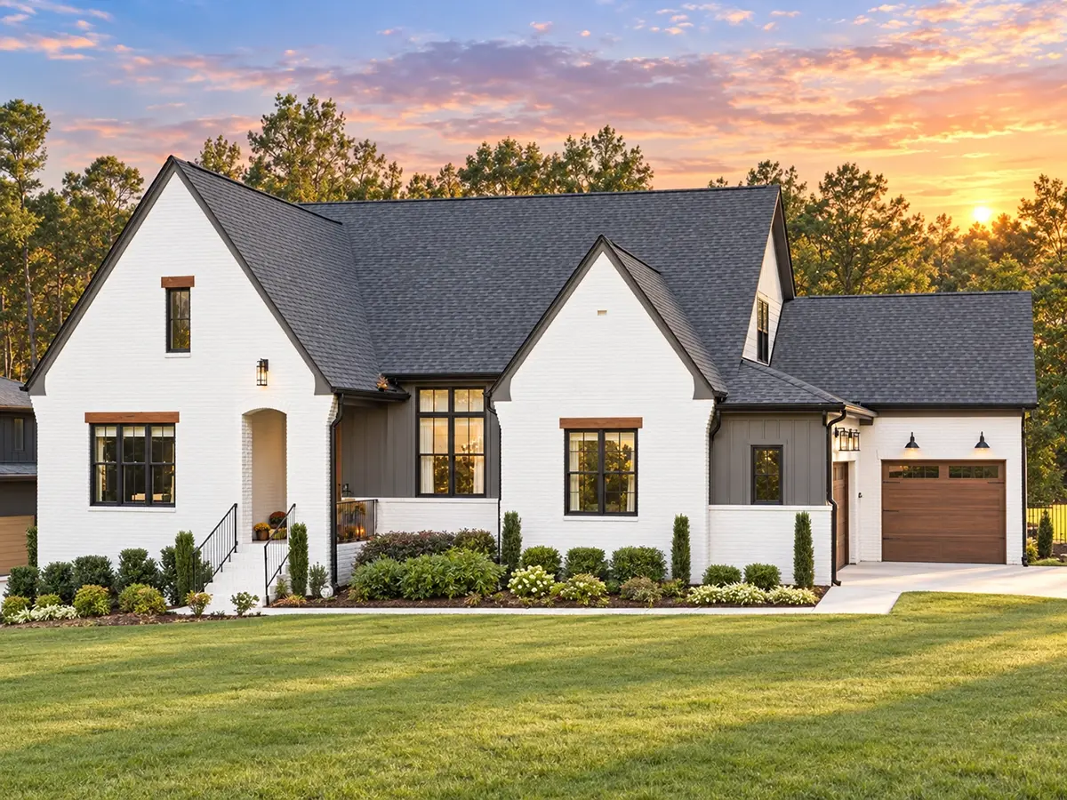 Main Images 2 – 2-Story House Plan 3691 ft²: 4 Beds, Home Office, 5.5 Baths, Open Floor Plan, 3-Car Garage — 63741R