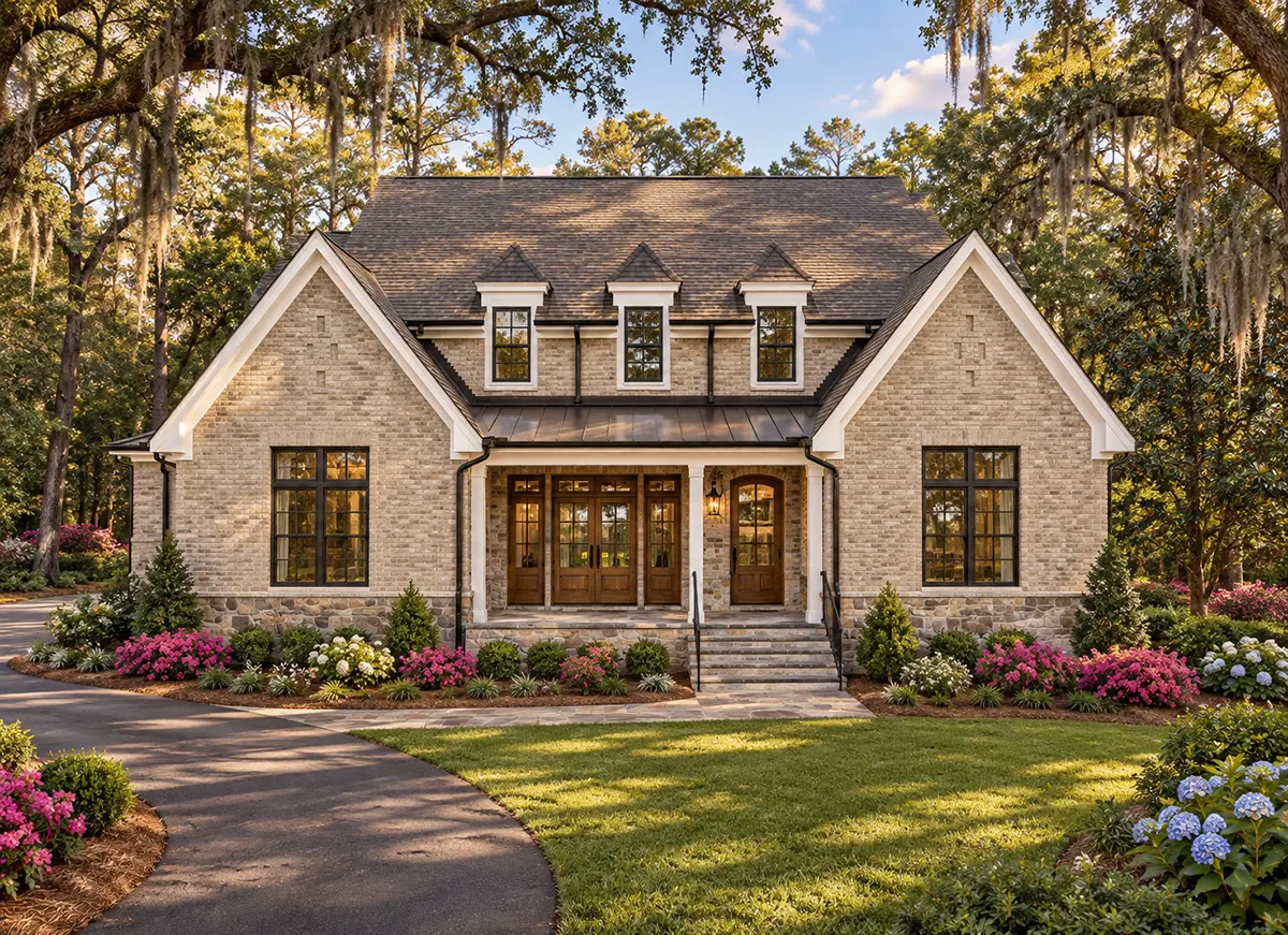 Main Images 3 – 2-Story House Plan 3783 ft²: 4 Beds, 4.5 Baths, Open Floor Plan, 3-Car Garage — 93928R