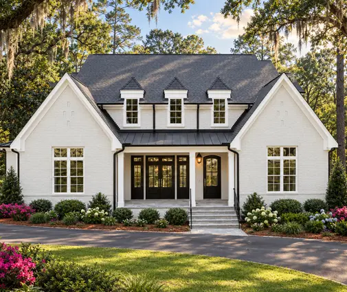 Thumbnail 1 – 2-Story House Plan 3783 ft²: 4 Beds, 4.5 Baths, Open Floor Plan, 3-Car Garage — 93928R