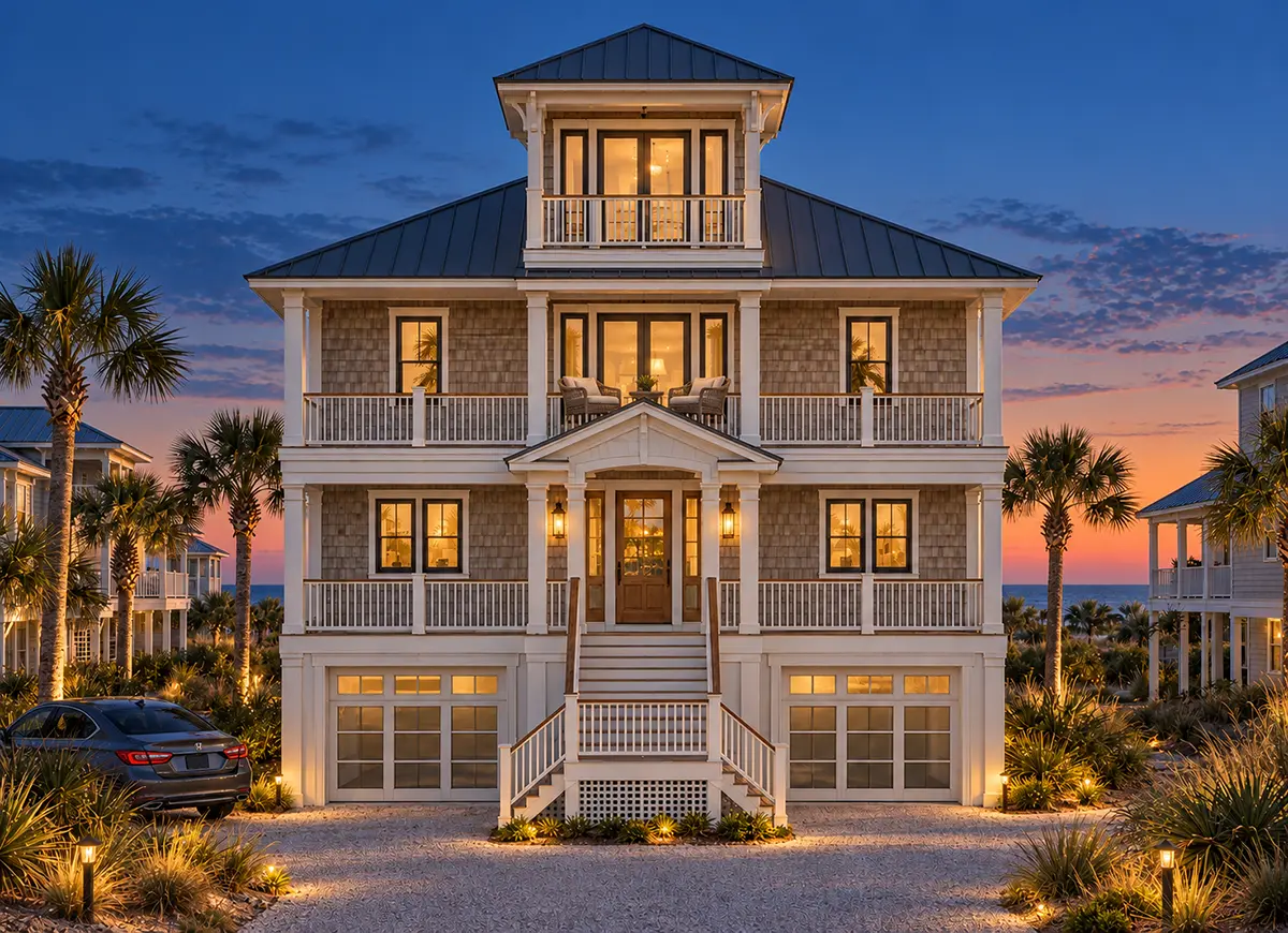 Main Images 3 – 3-Story House Plan 2676 ft², 4 Beds — 53827R