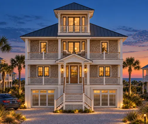 Thumbnail 1 – 3-Story House Plan 2676 ft², 4 Beds — 53827R