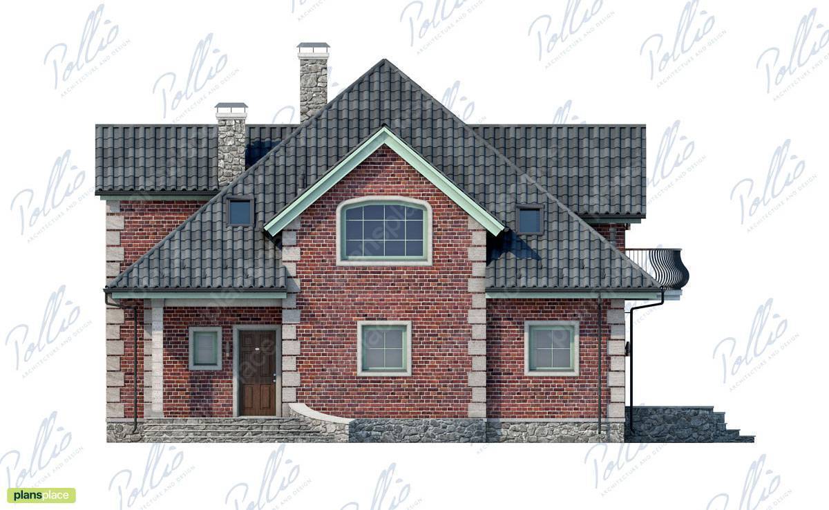 2300 Sq Ft 2-Story House Plan with 4 Bedrooms and Game Room - 15459C