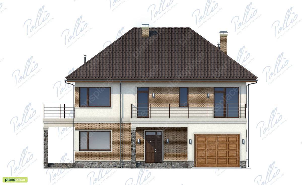 2400 Sq Ft Two Story House Plan with 1-Car Garage - 92841R