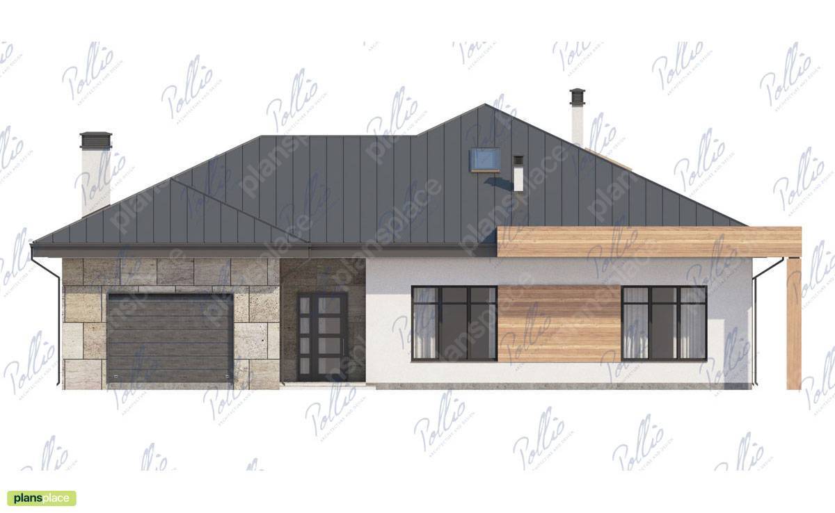 2600 Sq Ft 2-Story House Plan with 1-Car Garage and 4 Beds - 44582R