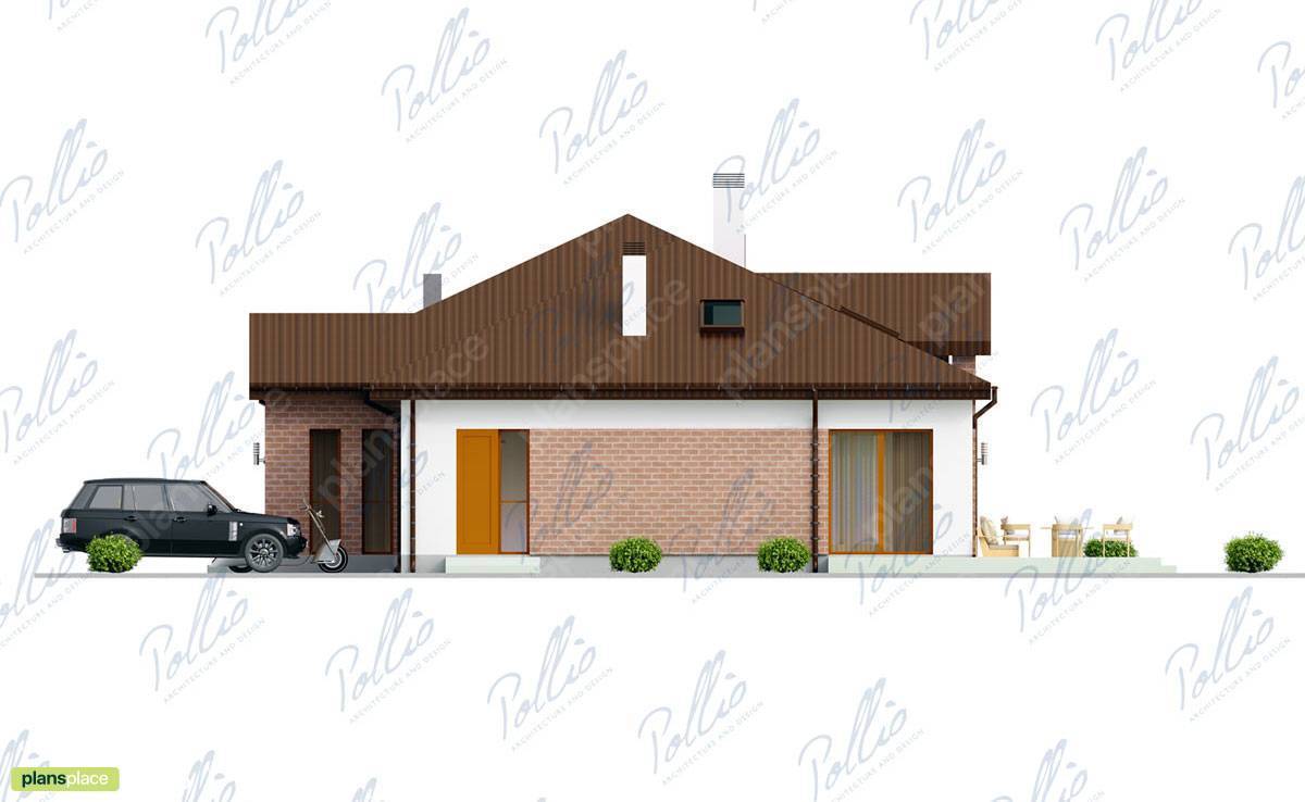 2000 Sq Ft Plan with 2 Beds, Home Office and High Ceilings - 39968C