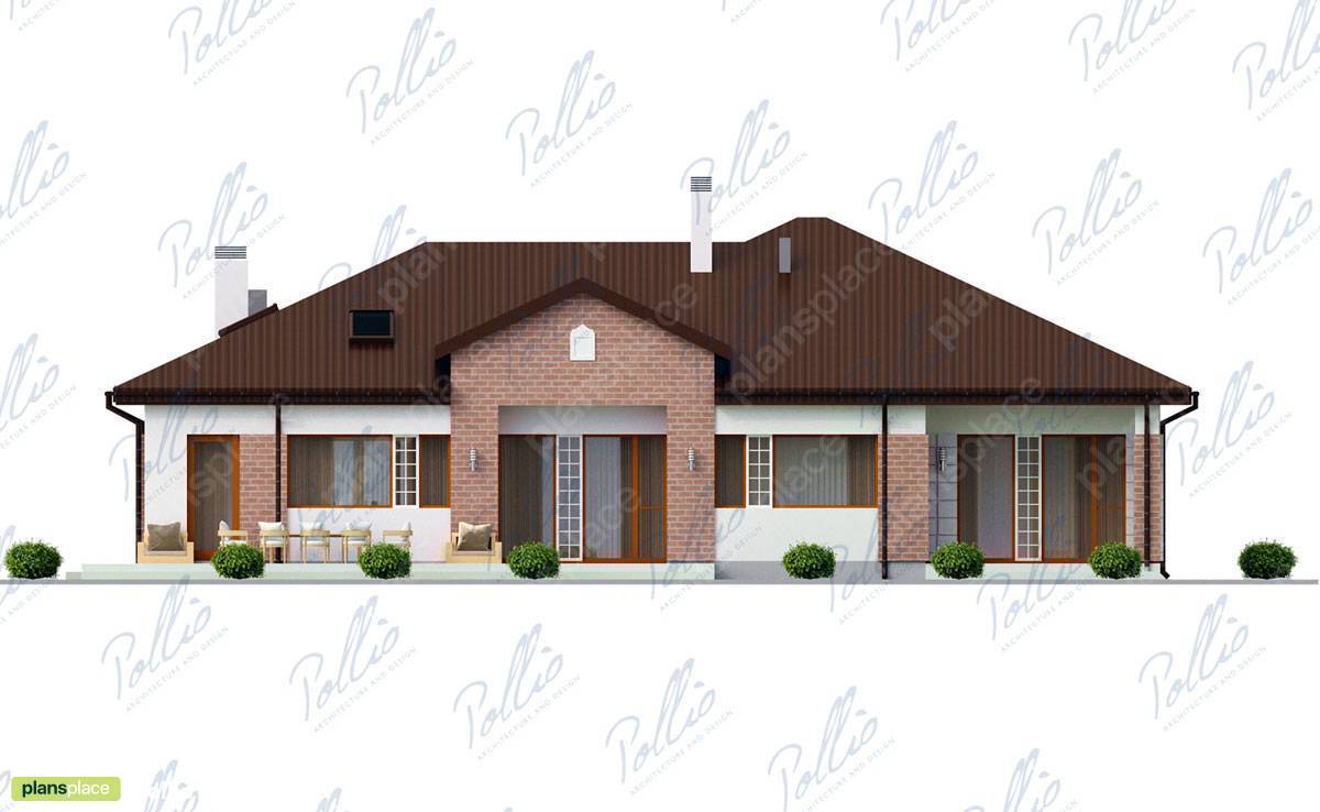 2000 Sq Ft Plan with 2 Beds, Home Office and High Ceilings - 39968C