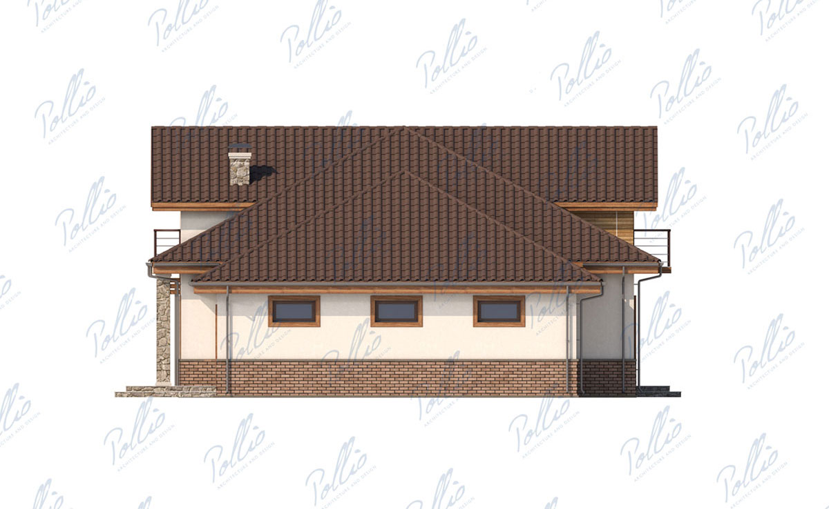 House Plan: 2883 ft², 1.5 Stories, 3 Beds, 2.5 Baths