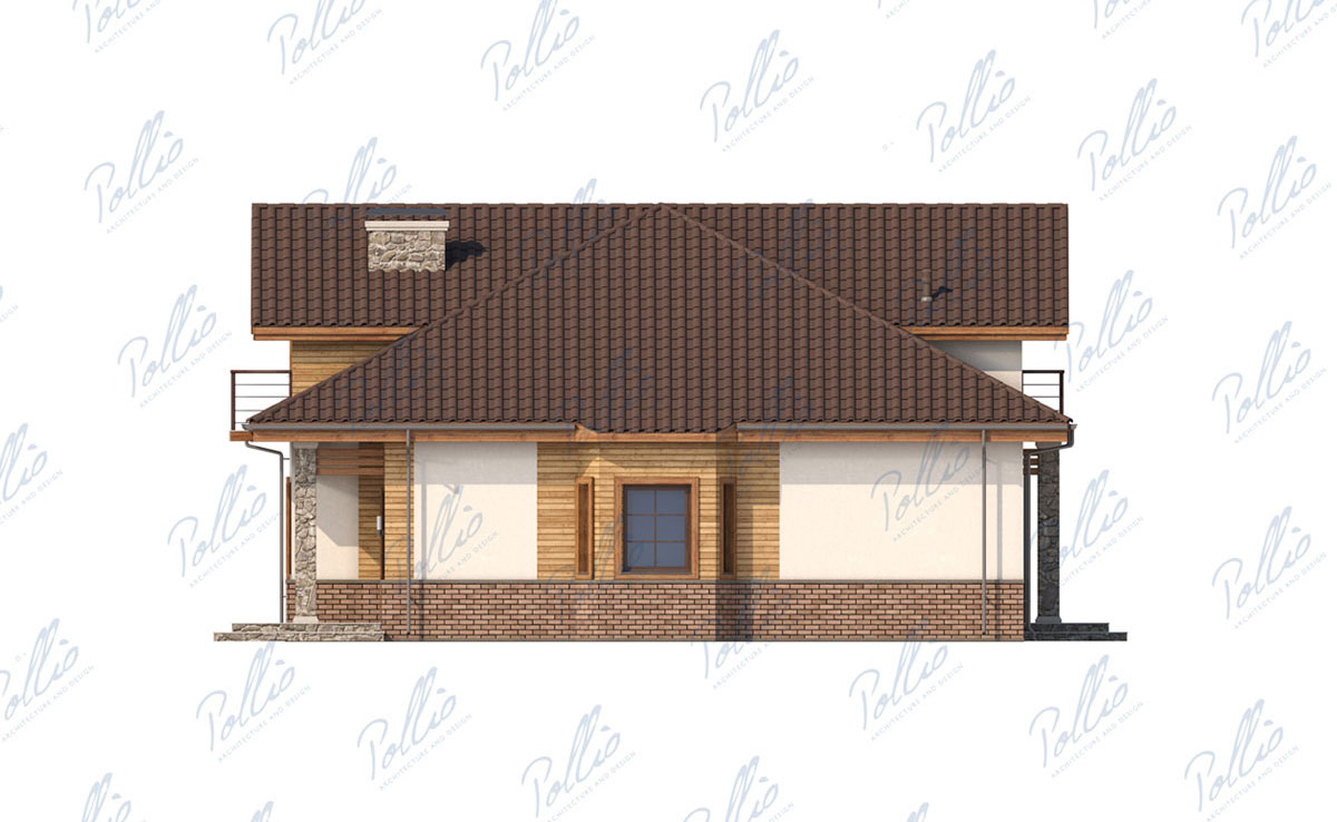 2883 ft² European 1.5-Story House Plan with Home Theater, 3 Beds, and 2 Baths