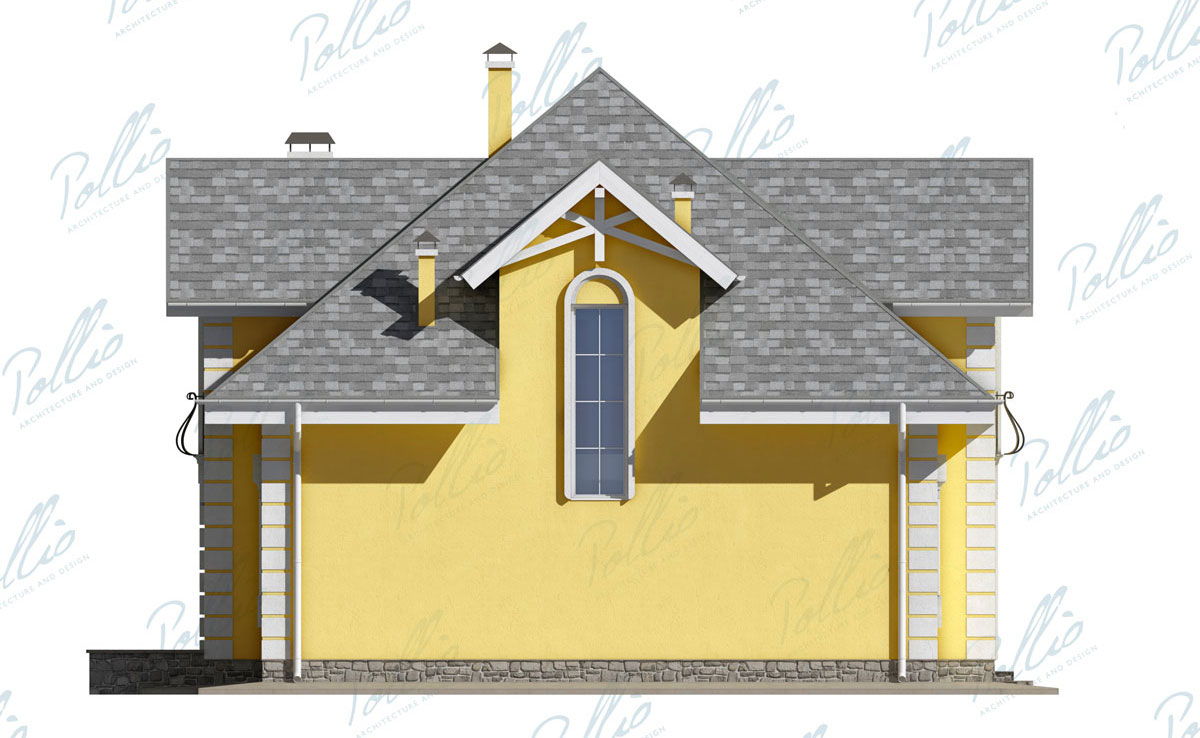 House Plan: 1832 ft², 1.5 Stories, 4 Beds, 4 Baths, Open Floor Plan