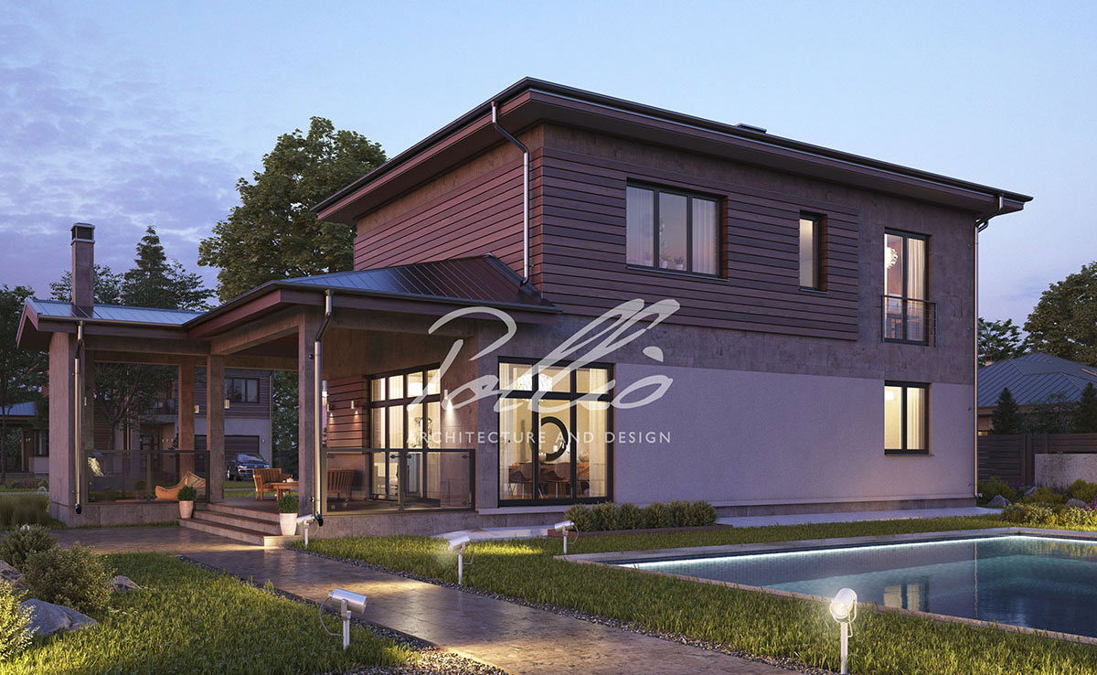 House Plan: 2179 ft², 2 Stories, 4 Beds, Home Office, 3 Baths, Open Floor Plan, 2-Car Garage