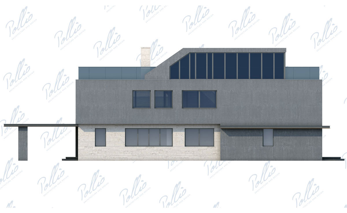 House Plan: 3639 ft², 3 Stories, 4 Beds, Home Office, 4 Baths