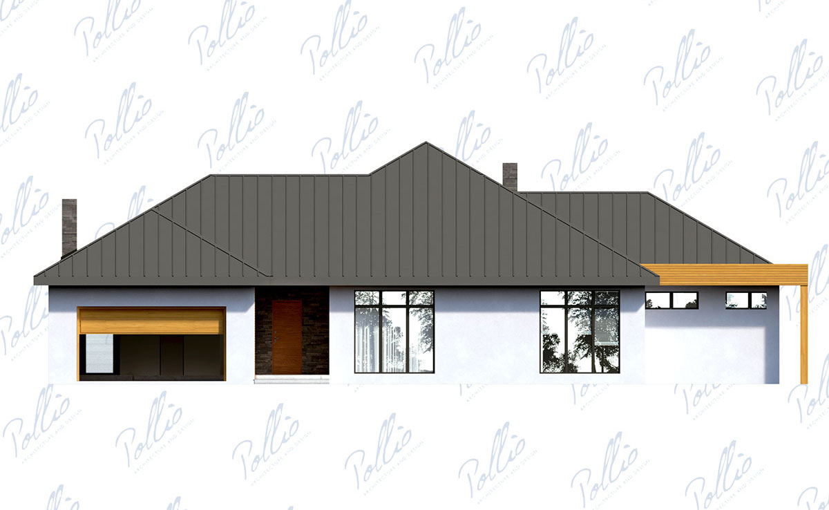 House Plan: 2375 ft², 1 Story, 3 Beds, Home Office, 3 Baths, Open Floor Plan, 2-Car Garage