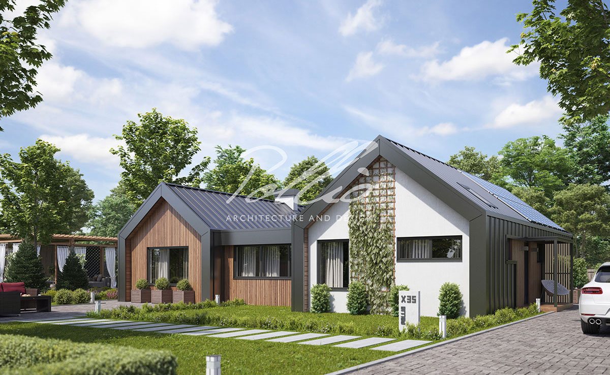 House Plan: 1419 ft², 1.5 Stories, 3 Beds, 2 Baths, Open Floor Plan