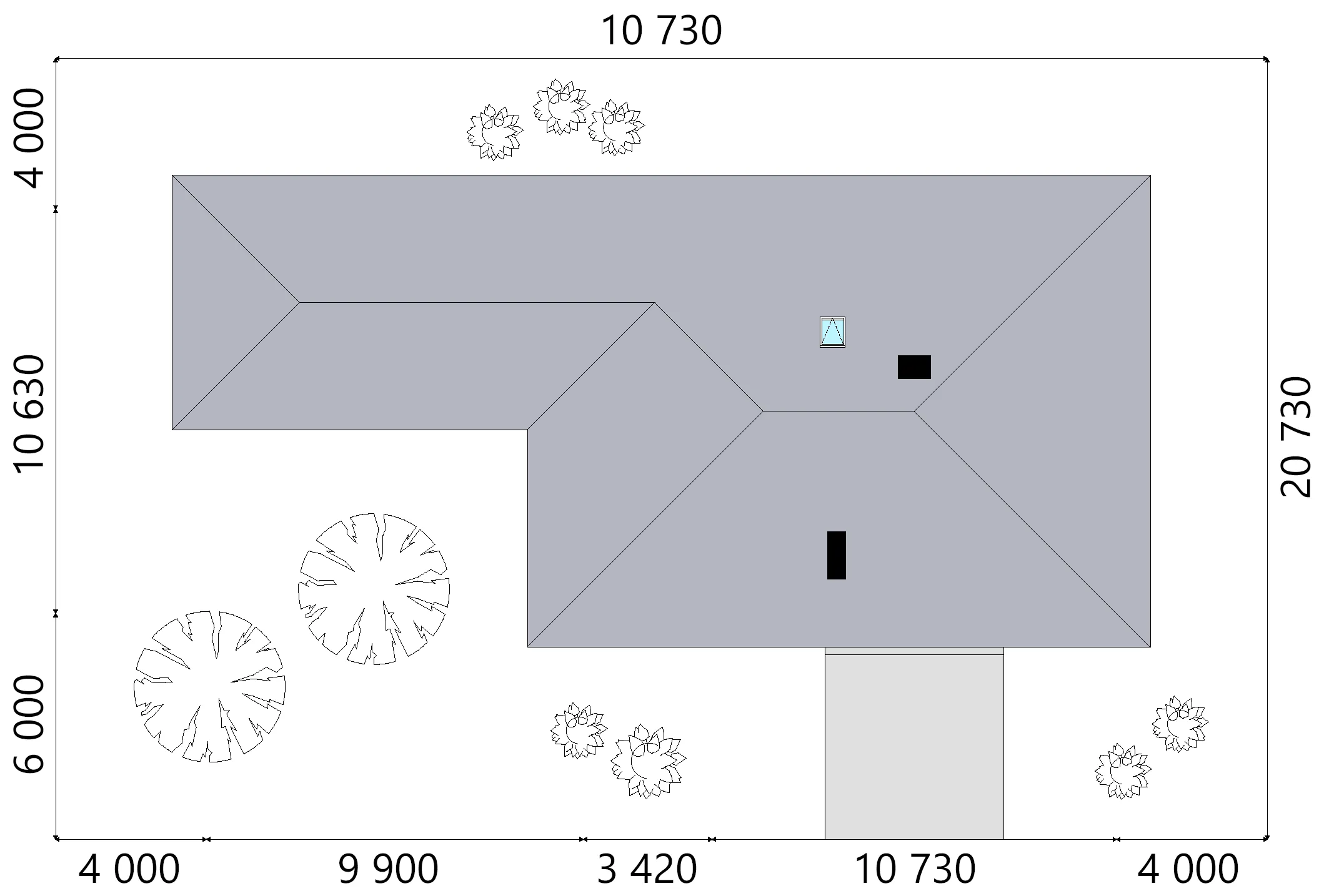 House Plan: 1457 sq ft, 1 Story, 4 Beds, Home Office, 2.5 Baths, Open Floor Plan, 2-Car Garage