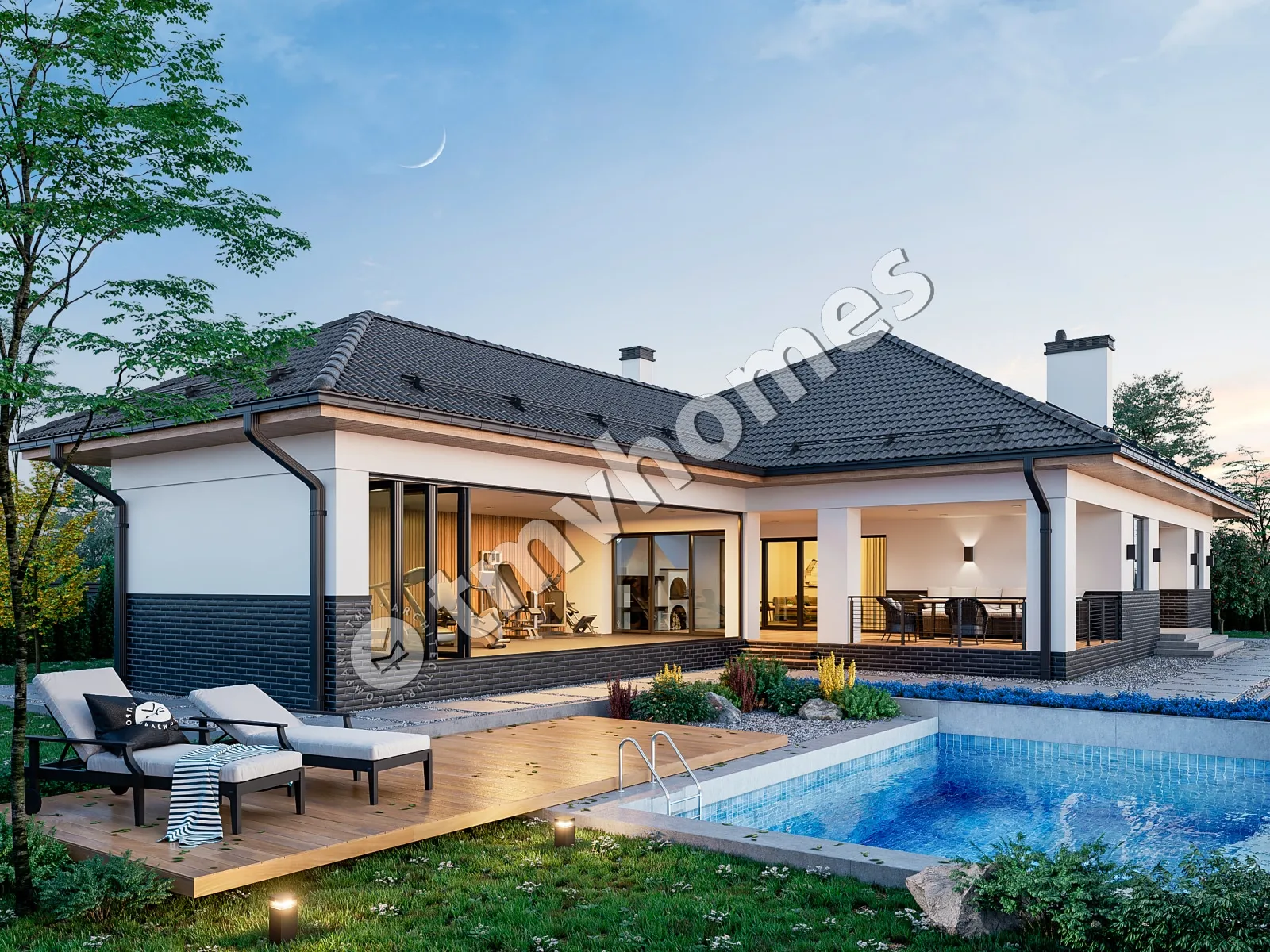 House Plan: 1457 ft², 1 Story, 2 Beds, 1 Baths