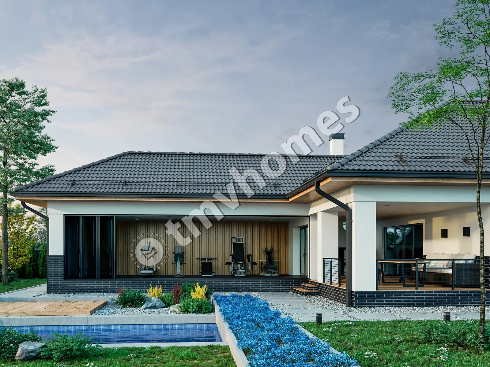 House Plan: 1457 ft², 1 Story, 2 Beds, 1 Baths