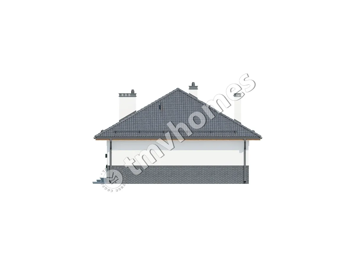 House Plan: 1457 ft², 1 Story, 2 Beds, 1 Baths