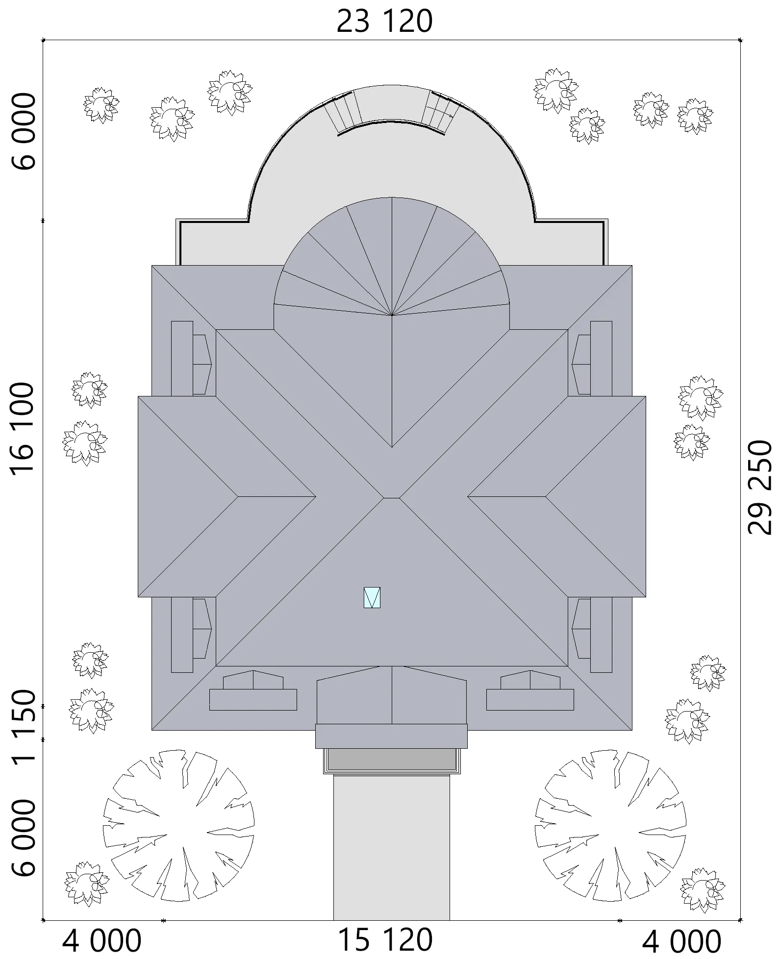 House Plan: 3857 ft², 2 Stories, 4 Beds, 4 Baths