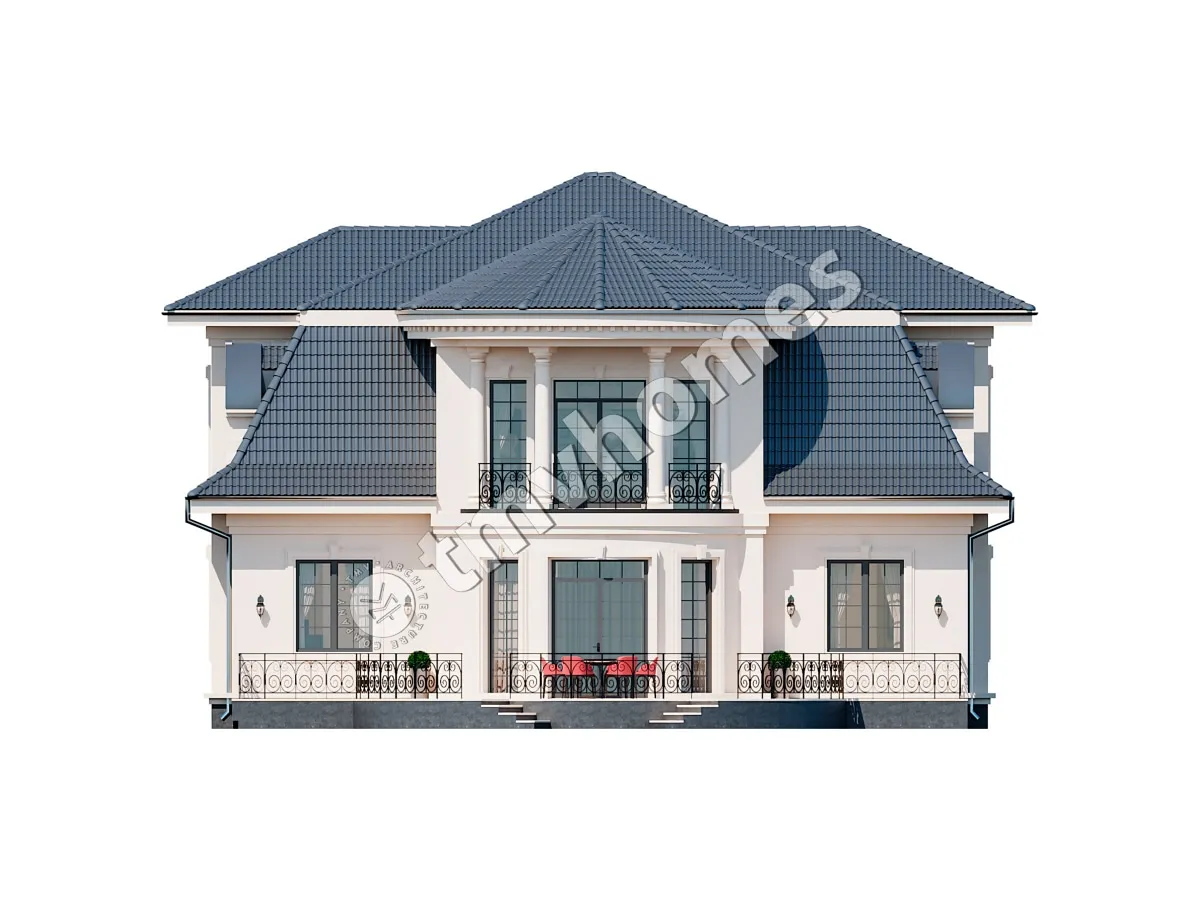 House Plan: 3857 ft², 2 Stories, 4 Beds, 4 Baths