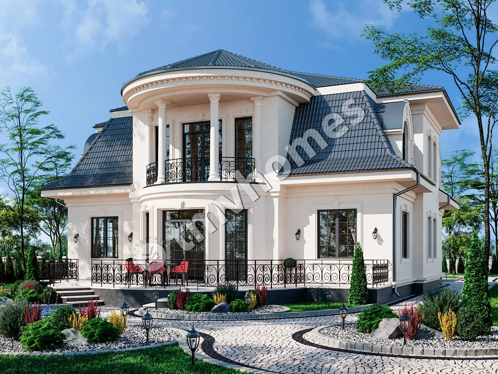 House Plan: 3857 ft², 2 Stories, 4 Beds, 4 Baths