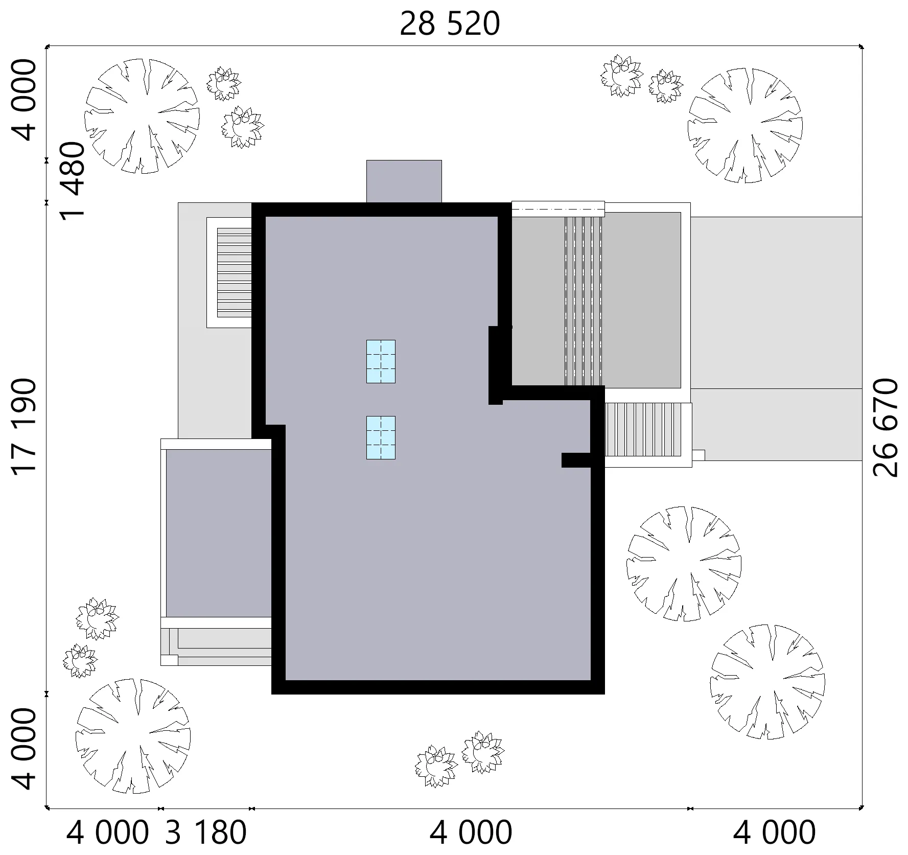 House Plan: 3159 ft², 2 Stories, 4 Beds, Home Office, 3 Baths, Open Floor Plan, 2-Car Garage