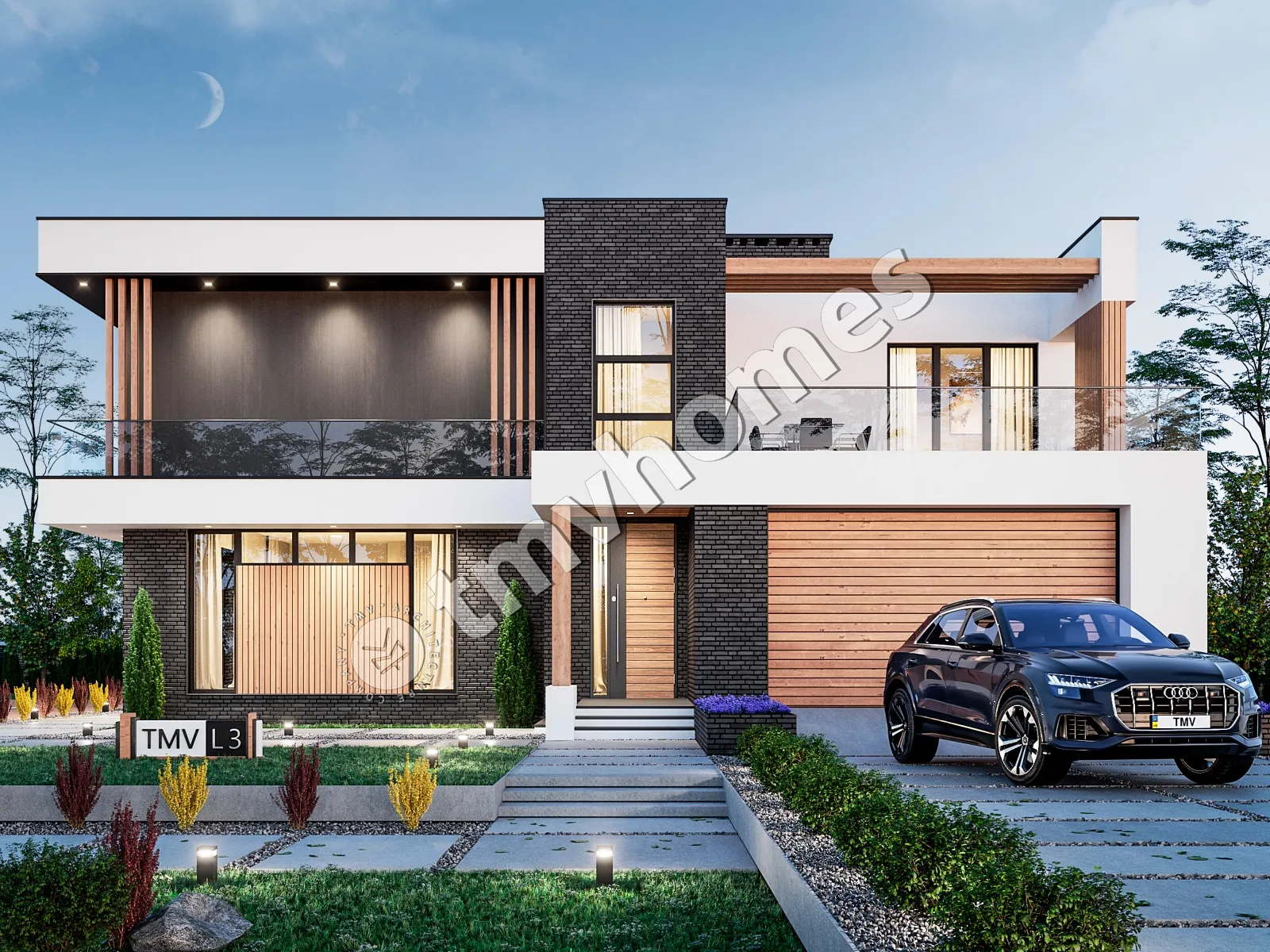 House Plan: 3159 ft², 2 Stories, 4 Beds, Home Office, 3 Baths, Open Floor Plan, 2-Car Garage