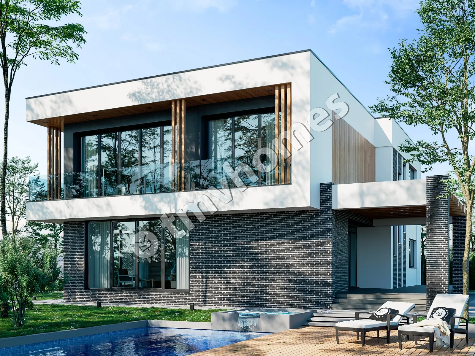 House Plan: 3545 ft², 2 Stories, 5 Beds, 3 Baths, Open Floor Plan