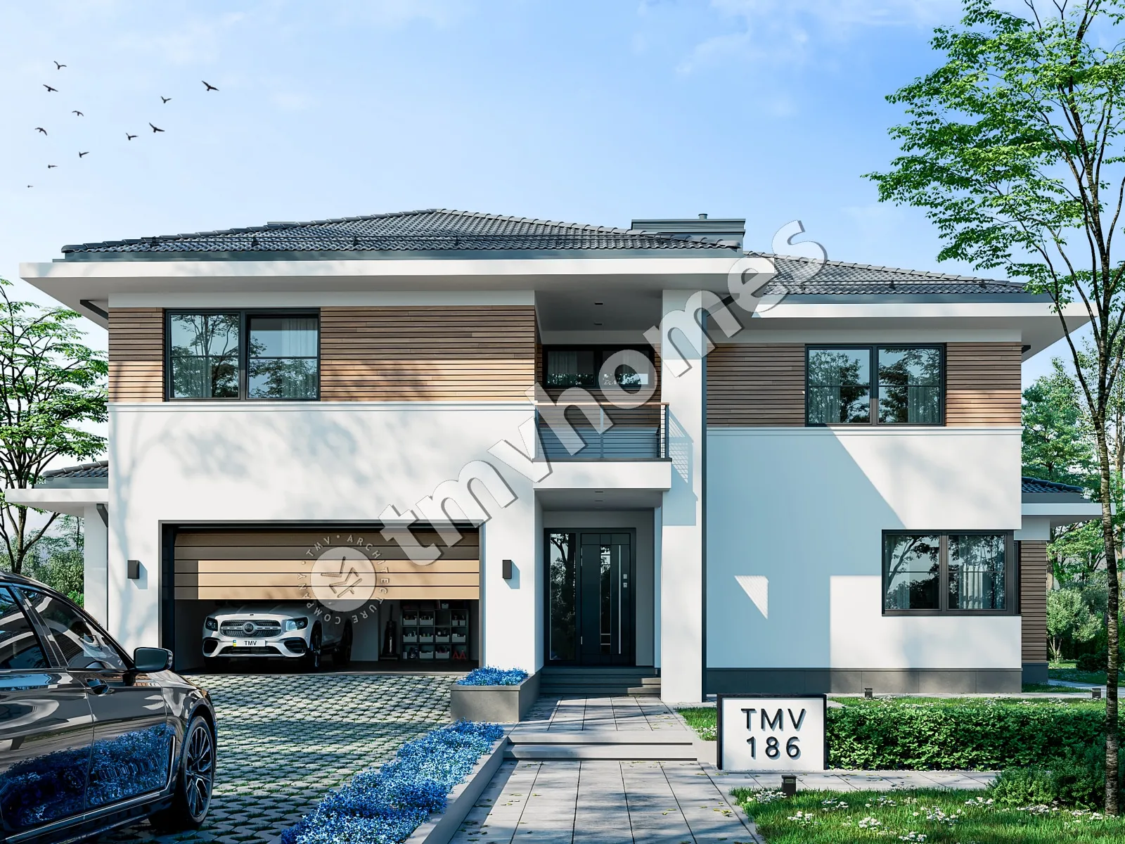 House Plan: 2622 ft², 2 Stories, 4 Beds, Home Office, 3 Baths, Open Floor Plan, 2-Car Garage