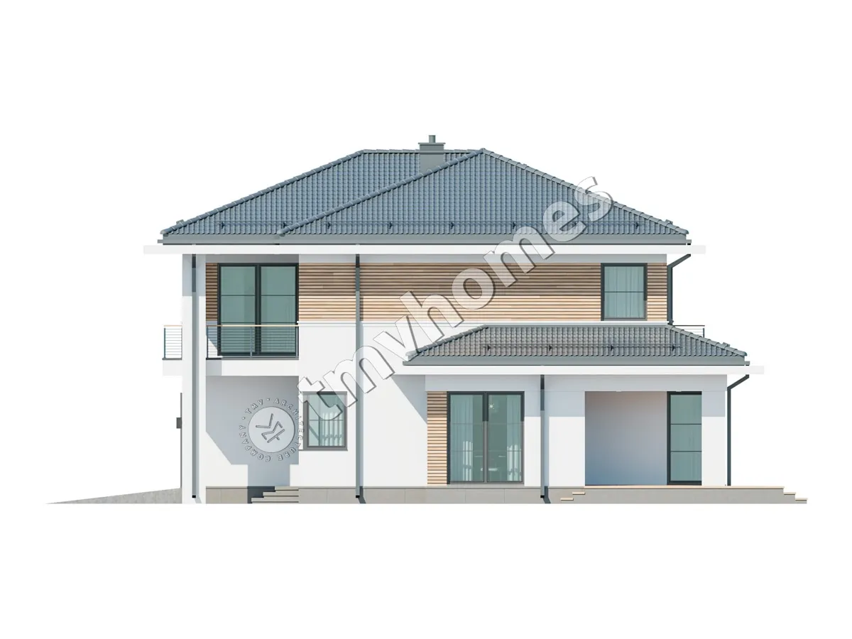 House Plan: 2622 ft², 2 Stories, 4 Beds, Home Office, 3 Baths, Open Floor Plan, 2-Car Garage