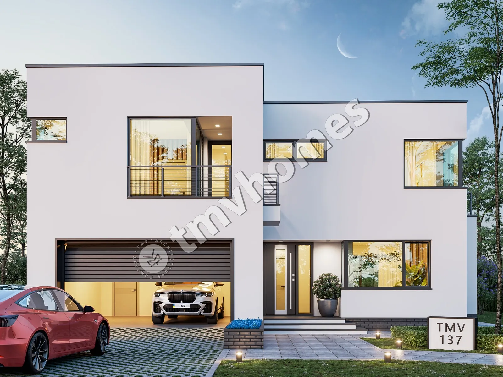 House Plan: 2093 ft², 2 Stories, 3 Beds, Home Office, 3 Baths, Open Floor Plan, 2-Car Garage