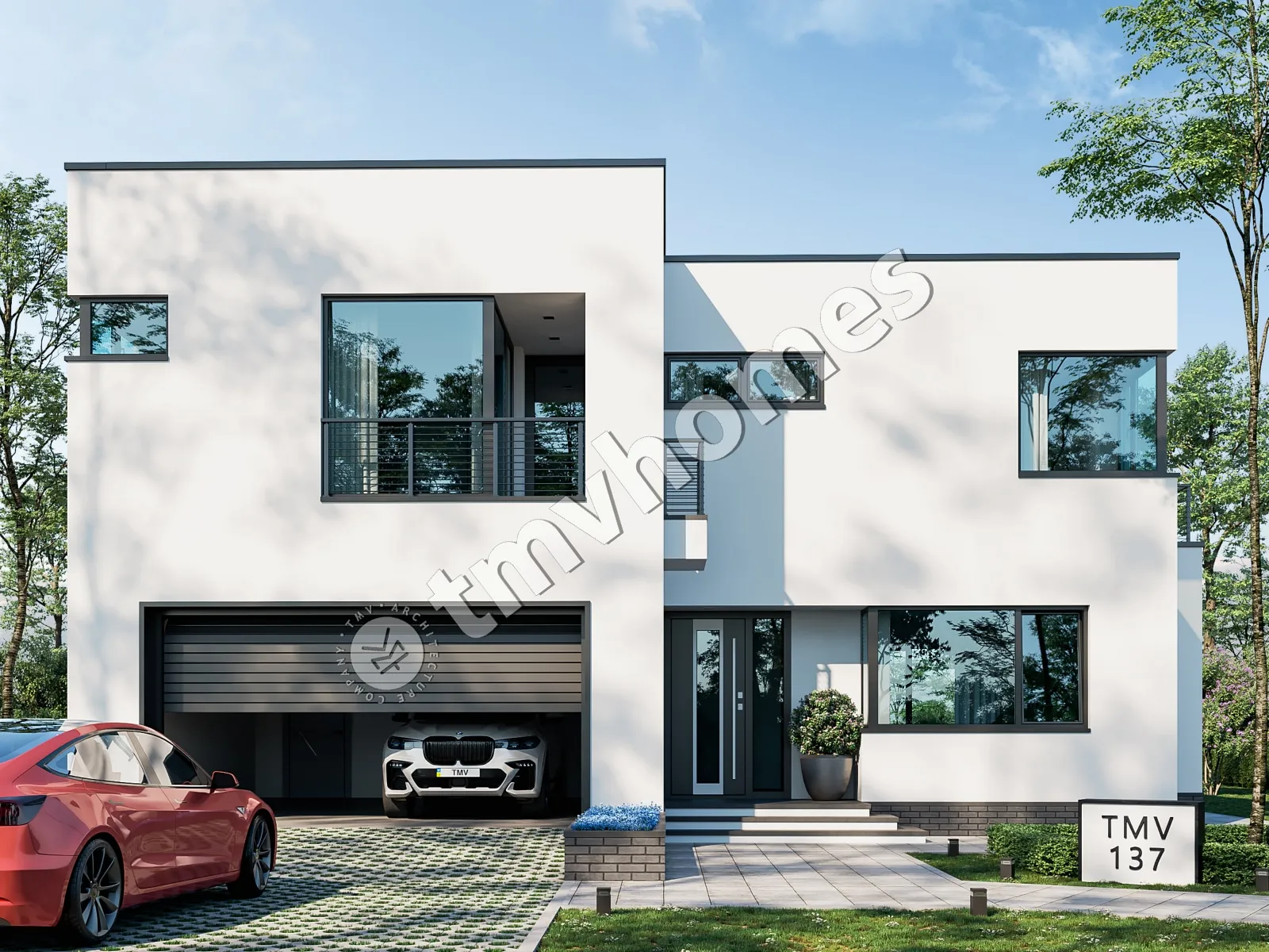 House Plan: 2093 ft², 2 Stories, 3 Beds, Home Office, 3 Baths, Open Floor Plan, 2-Car Garage