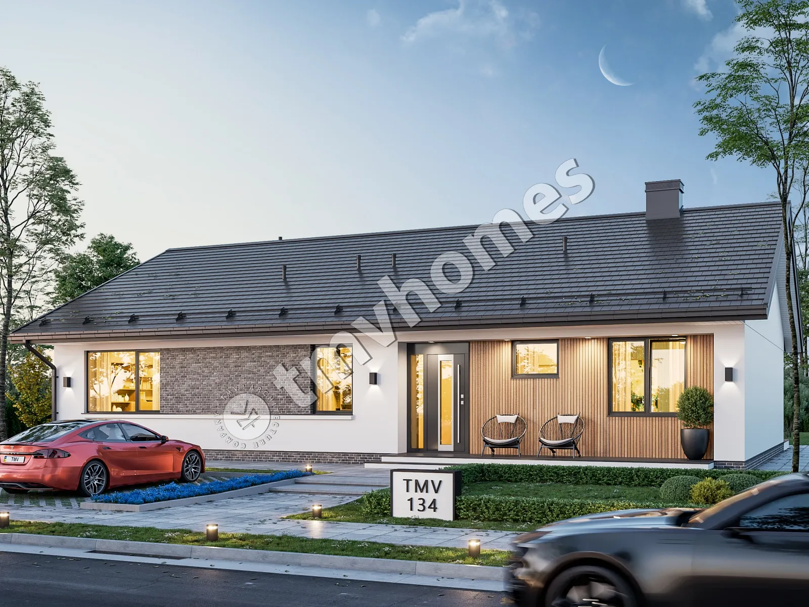 House Plan: 1833 ft², 1 Story, 2 Beds, Home Office, 2 Baths, Open Floor Plan