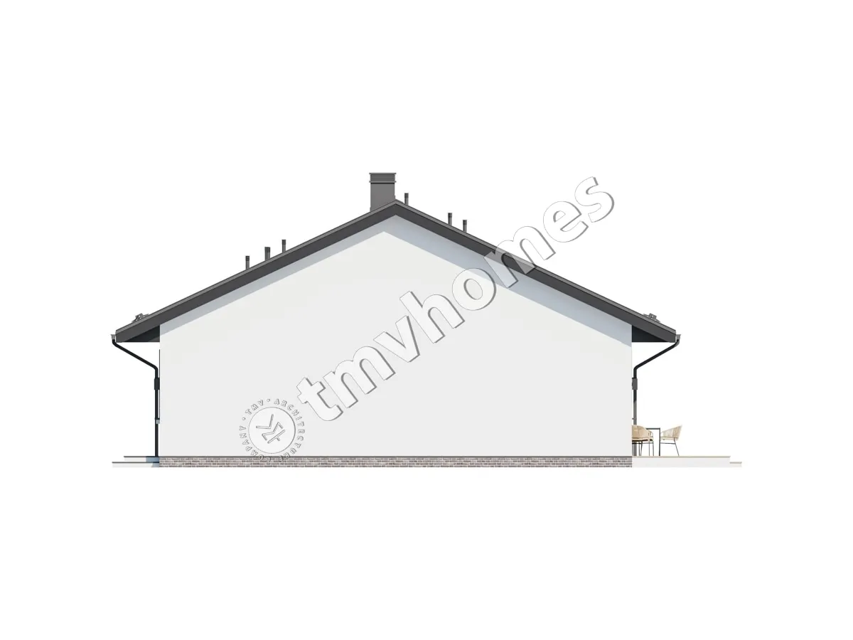 House Plan: 1833 ft², 1 Story, 2 Beds, Home Office, 2 Baths, Open Floor Plan