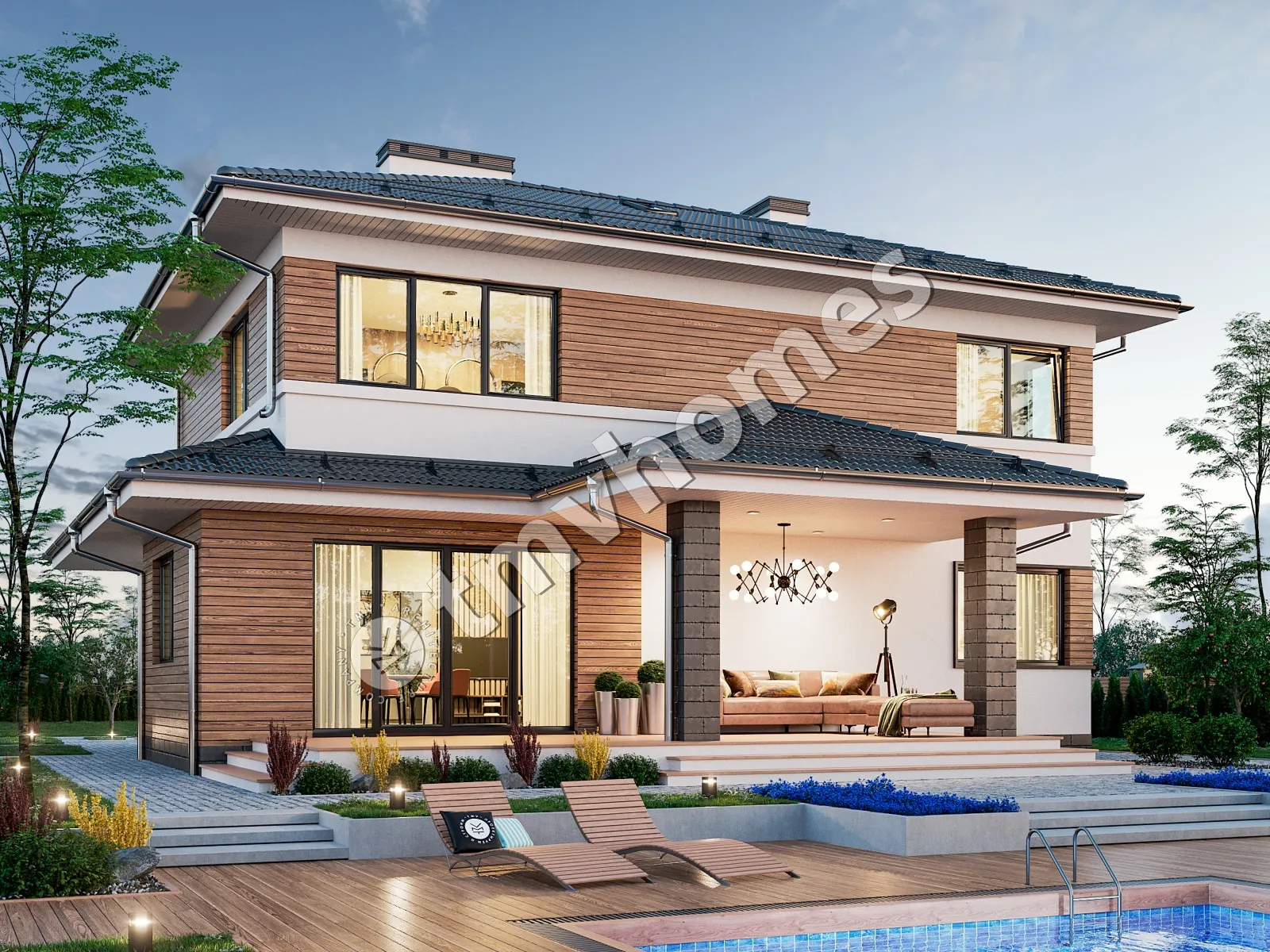 House Plan: 1995 ft², 2 Stories, 3 Beds, 3 Baths