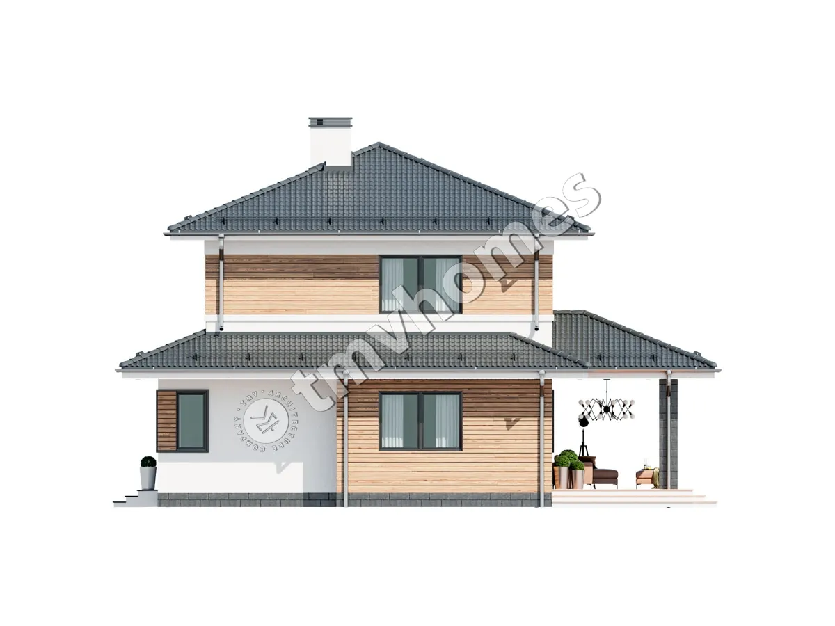 House Plan: 1995 ft², 2 Stories, 3 Beds, 3 Baths