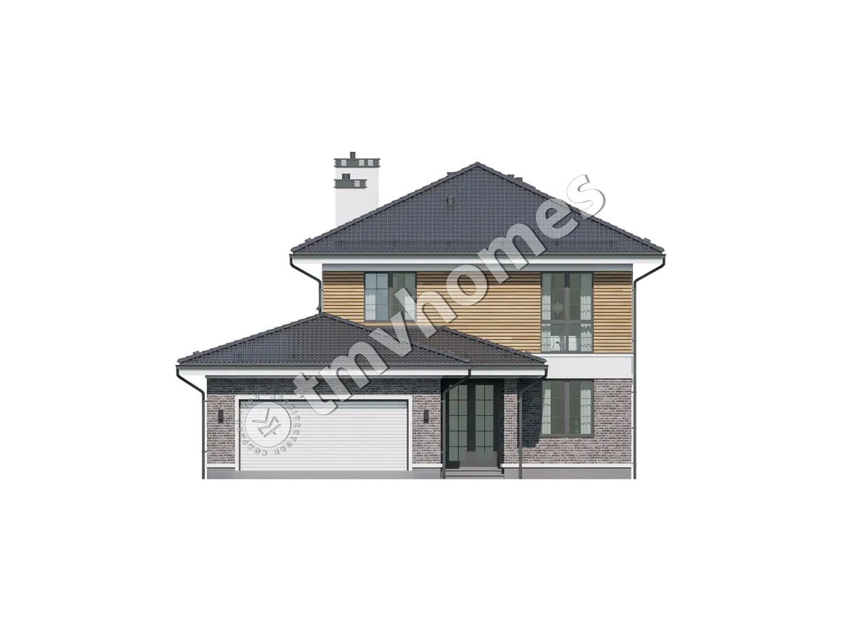 House Plan: 2017 ft², 2 Stories, 4 Beds, 3 Baths, Open Floor Plan, 2-Car Garage