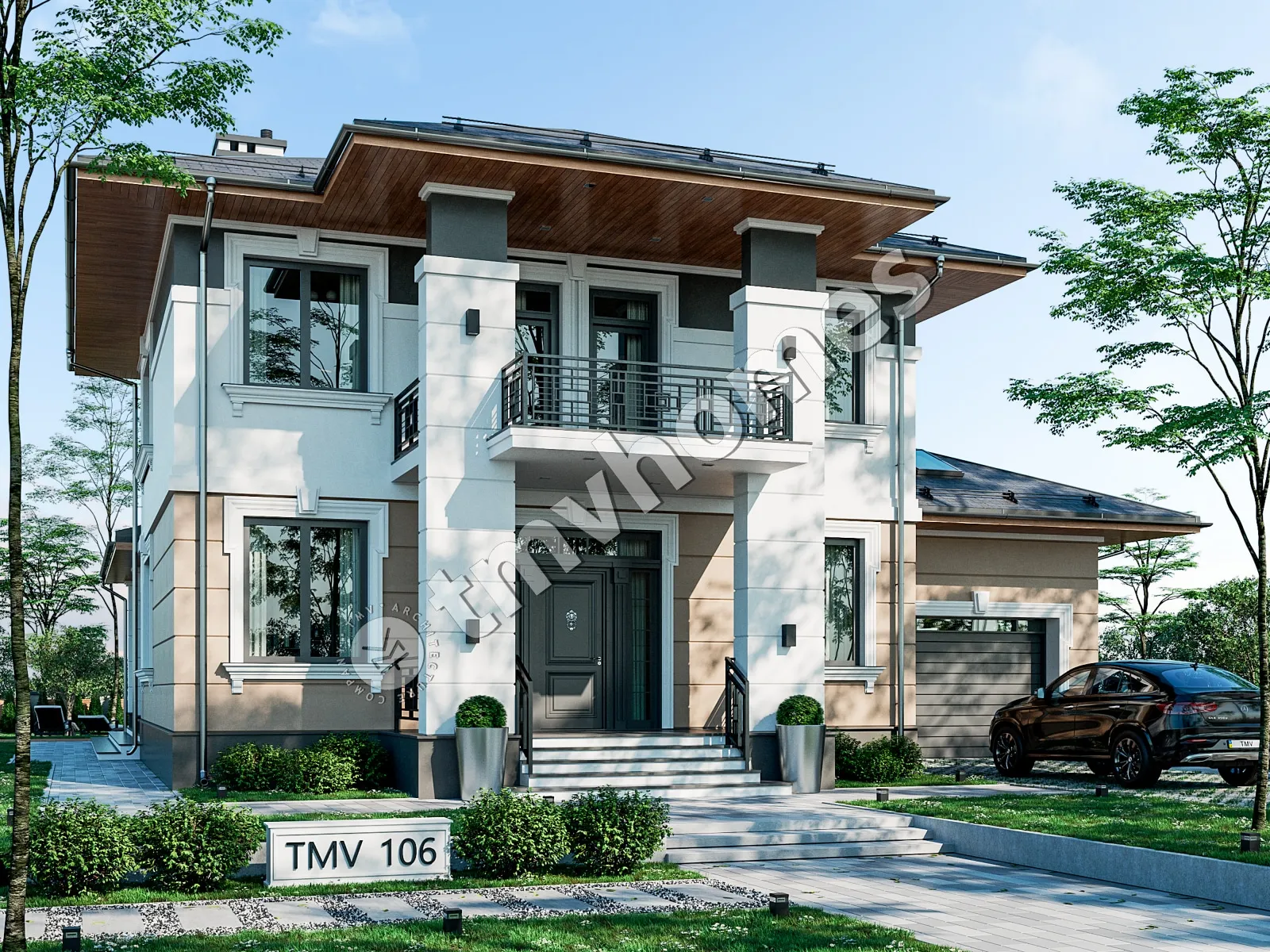 House Plan: 3273 ft², 2 Stories, 3 Beds, 3 Baths, Open Floor Plan, 1-Car Garage