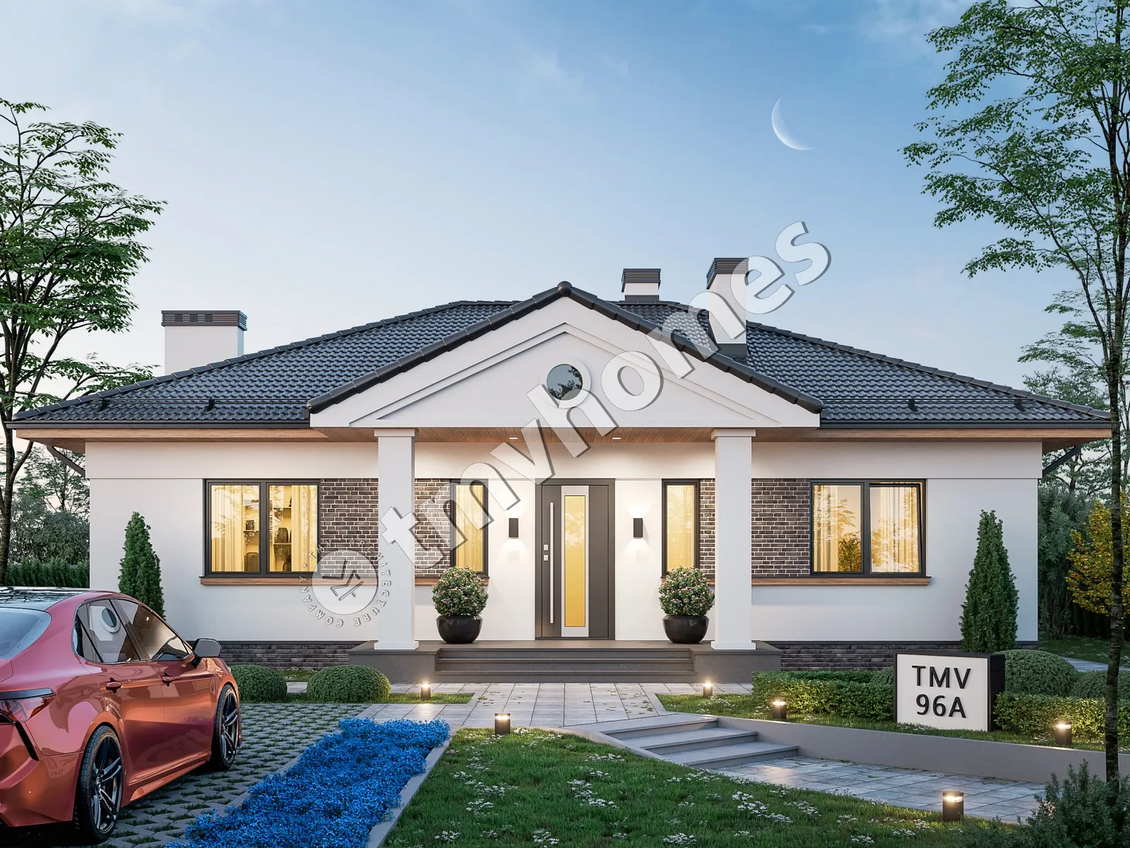 House Plan: 1198 ft², 1 Story, 3 Beds, 1.5 Baths, Open Floor Plan