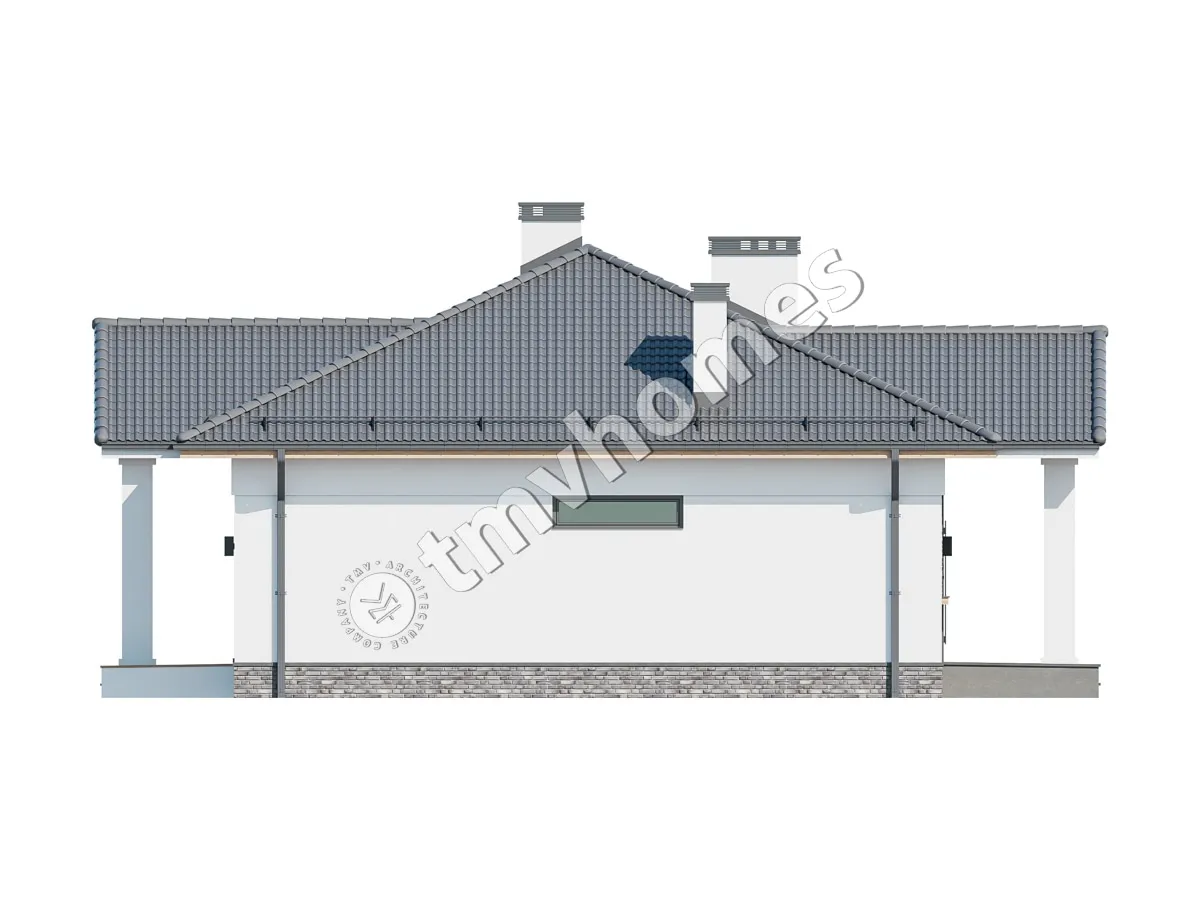 House Plan: 1198 ft², 1 Story, 3 Beds, 1.5 Baths, Open Floor Plan