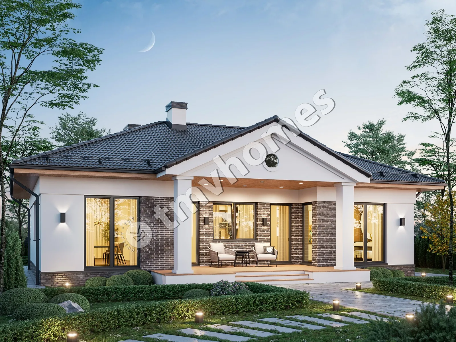 House Plan: 1198 ft², 1 Story, 3 Beds, 1.5 Baths, Open Floor Plan