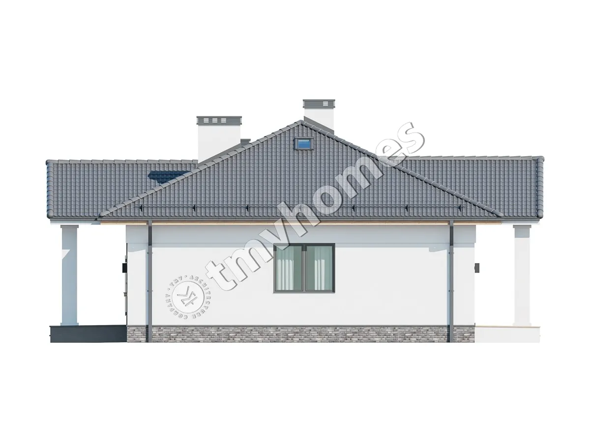 House Plan: 1198 ft², 1 Story, 3 Beds, 1.5 Baths, Open Floor Plan