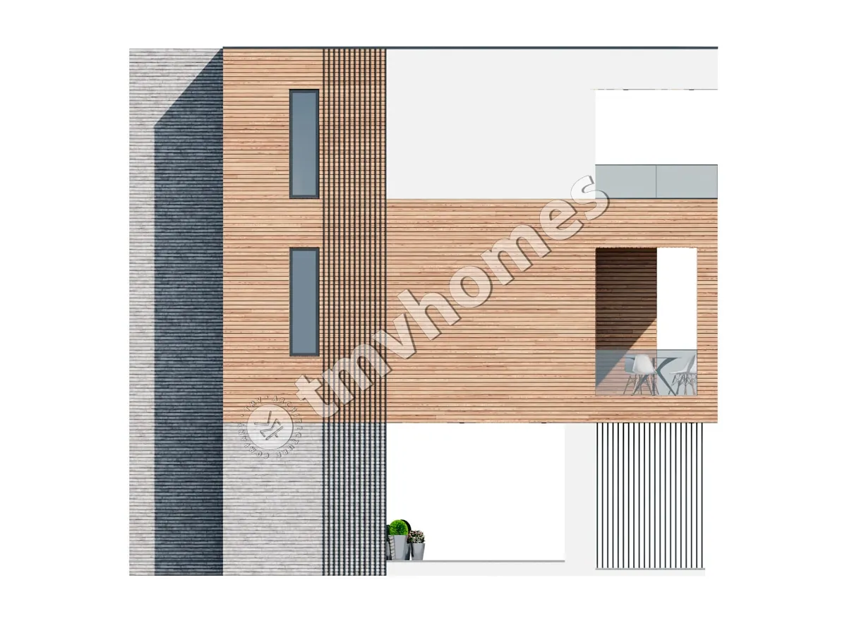 House Plan: 1555 ft², 3 Stories, 3 Beds, 3 Baths, Open Floor Plan, Carport