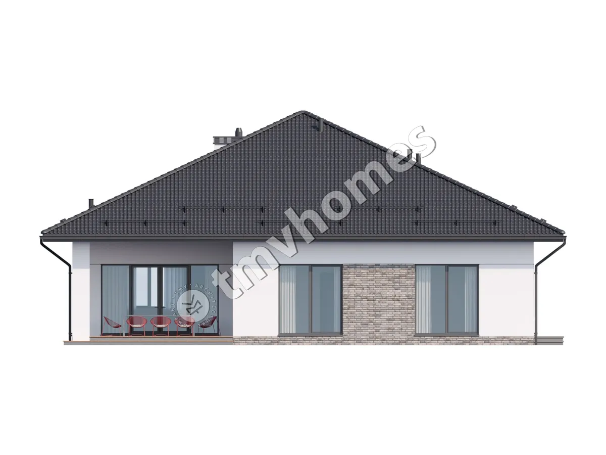 House Plan: 1958 ft², 1 Story, 2 Beds, Home Office, 2 Baths, Open Floor Plan