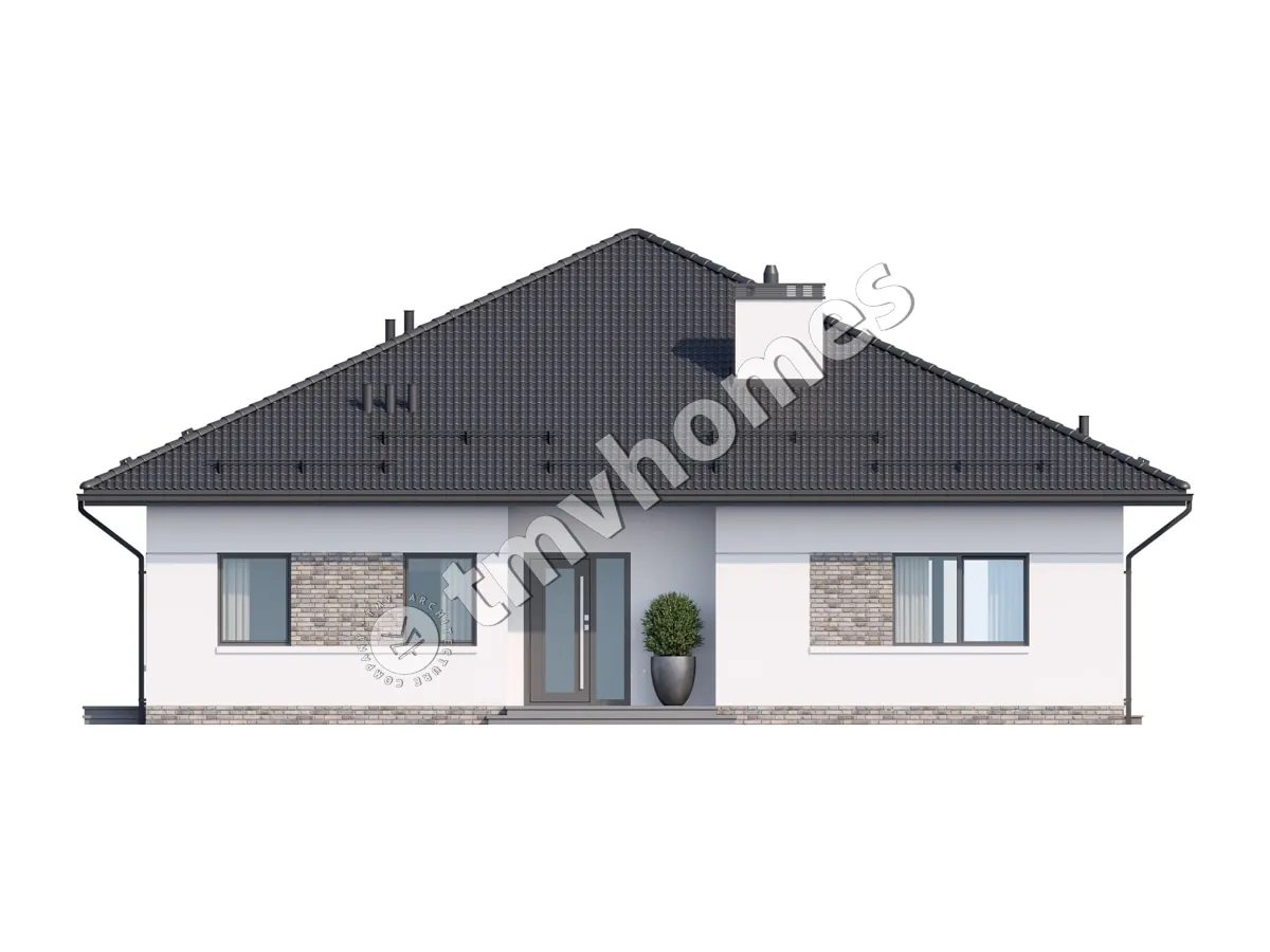 House Plan: 1958 ft², 1 Story, 2 Beds, Home Office, 2 Baths, Open Floor Plan