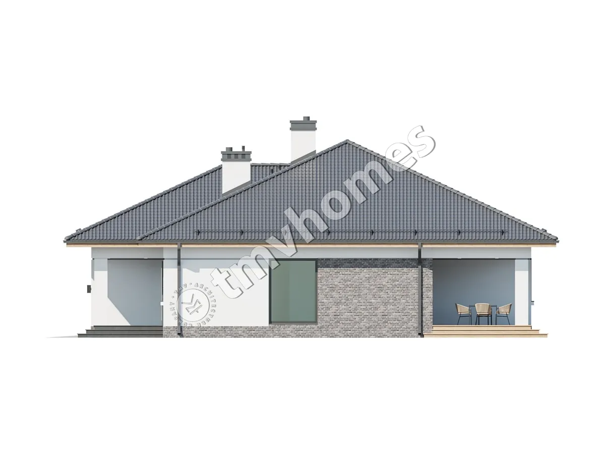 House Plan: 2052 ft², 1 Story, 3 Beds, 2 Baths, Open Floor Plan, 2-Car Garage