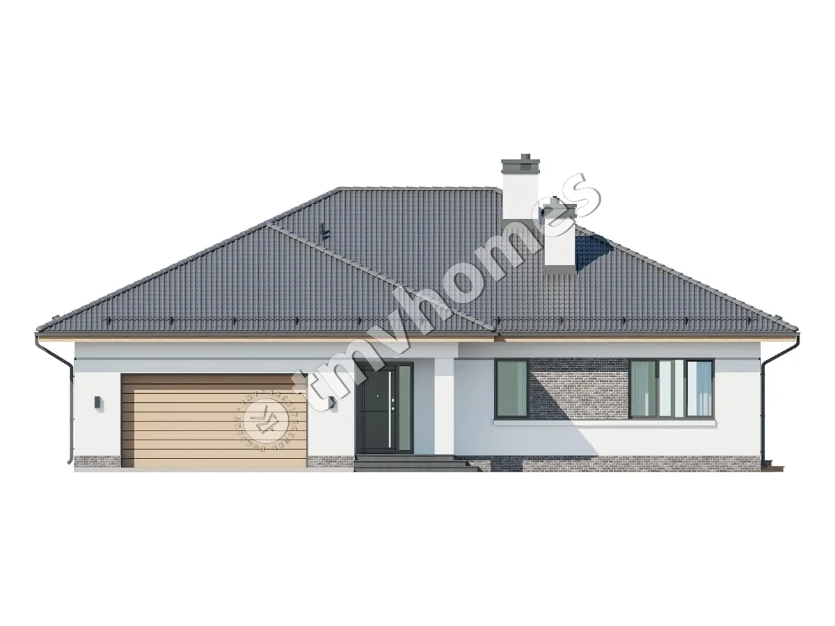 House Plan: 2052 ft², 1 Story, 3 Beds, 2 Baths, Open Floor Plan, 2-Car Garage